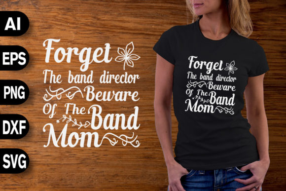 Beware of the Band Mom – A Bold Design for Real Embroidery Projects