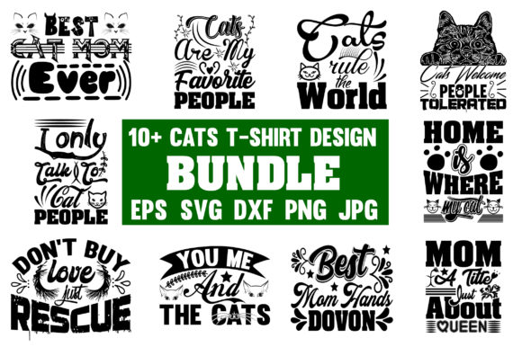 Cat Mom T-shirt Design Bundle Review for Real Embroidery Use