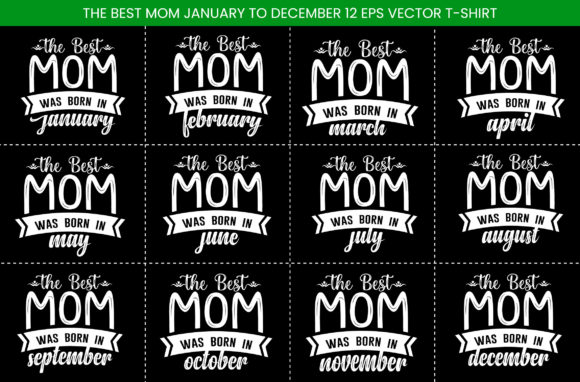 Mom T-shirt Design Bundle Vector Review
