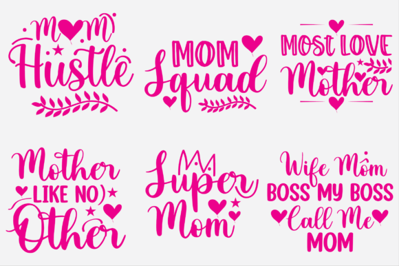 Mom Typography T-shirt Design Bundle Review for Real Embroidery Projects