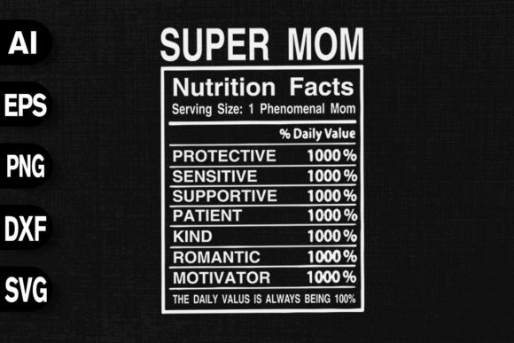 Super Mom Nutrition Facts: A Practical Design Review