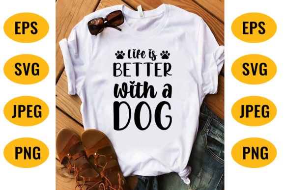 Testing Dog Svg T Shirt Design 02 for Real Embroidery Projects