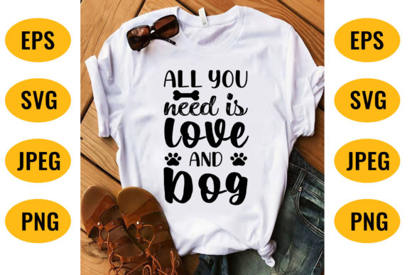Testing Dog Svg T Shirt Design 04 for Real Embroidery Projects